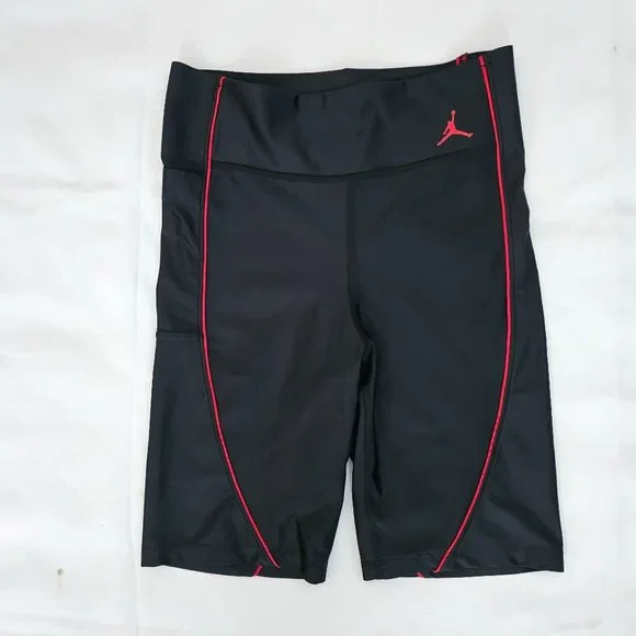 Jordan Women's Black DC7315-010 Athletic Tight Fit Running Bike Shorts Sz Small - Picture 6 of 16